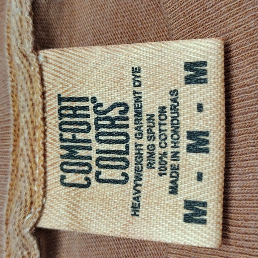 NWOT Comfort Colors Orange Thanksgiving Graphic T-Shirt M CottonTurkey fall - Picture 2 of 7